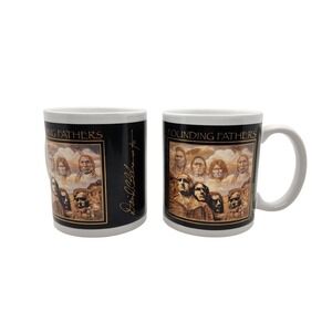 Polar Graphics David Behrens Founding Fathers Native American Coffee Mugs Set 2